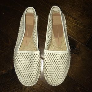 Dolce Vita White Leather Sandals